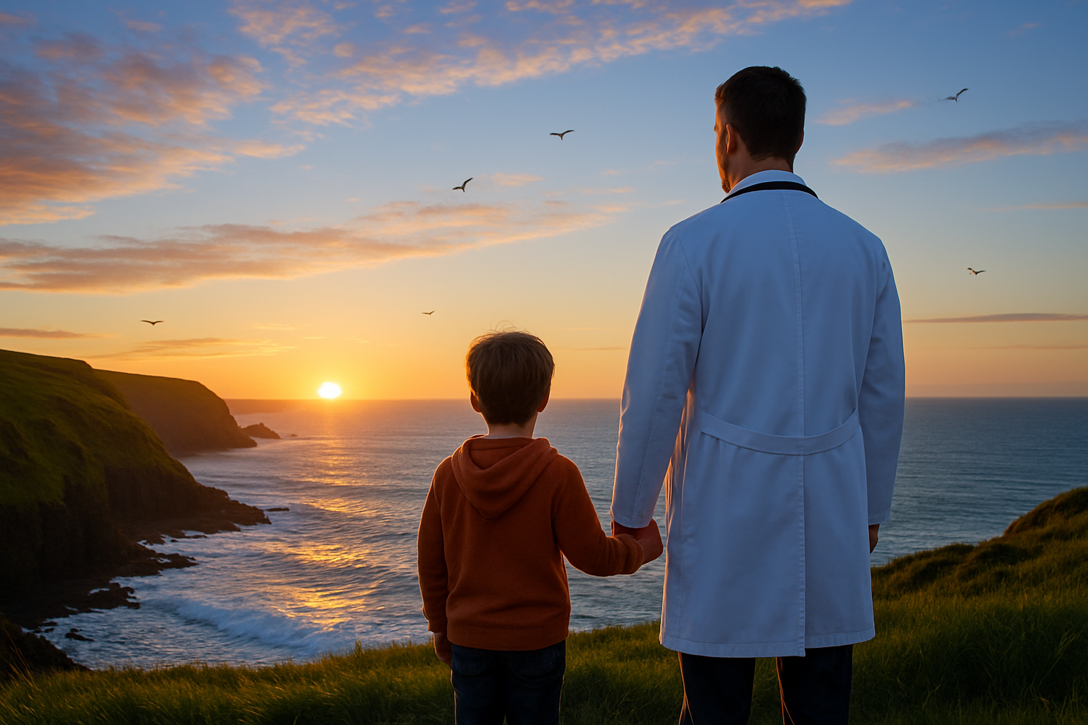 Healthcare professionals hero background